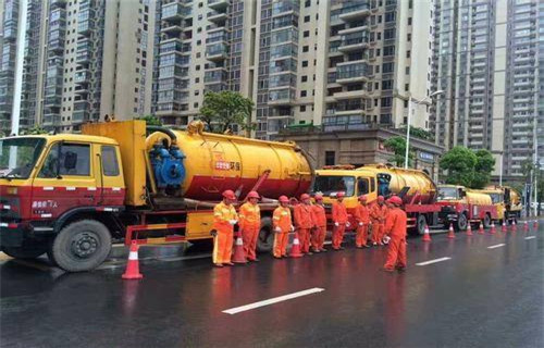 临泉市政管道清淤